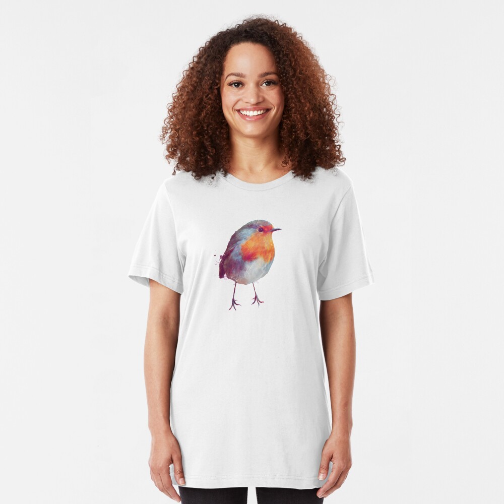 Winter Robin Slim Fit T-Shirt