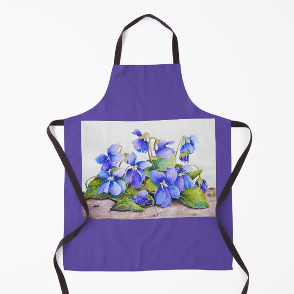 Item preview, Big Violets (GMO Violets) Watercolour Painting designed and sold by Heatherian.