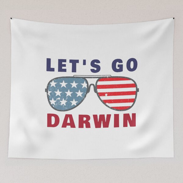 Item preview, Let's Go Darwin - Funny Sarcastic Quote designed and sold by Delandor.