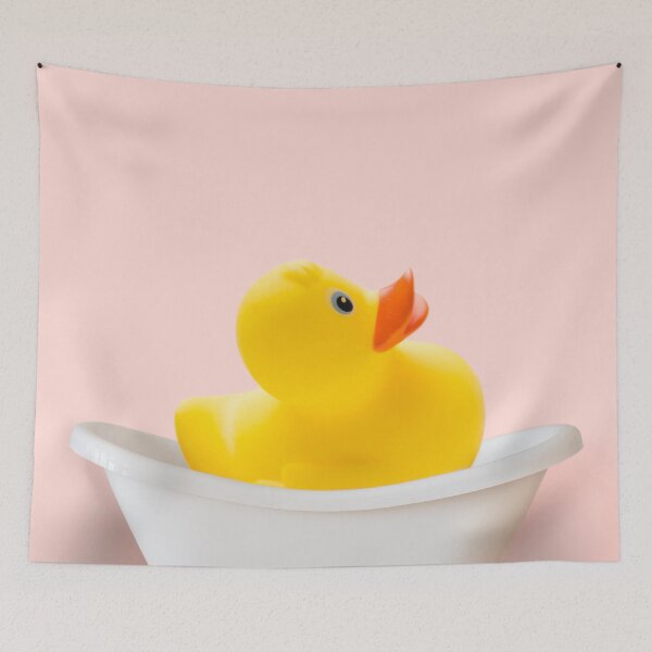 Item preview, Playing duck in bathtub#pink designed and sold by ESCAPZ.