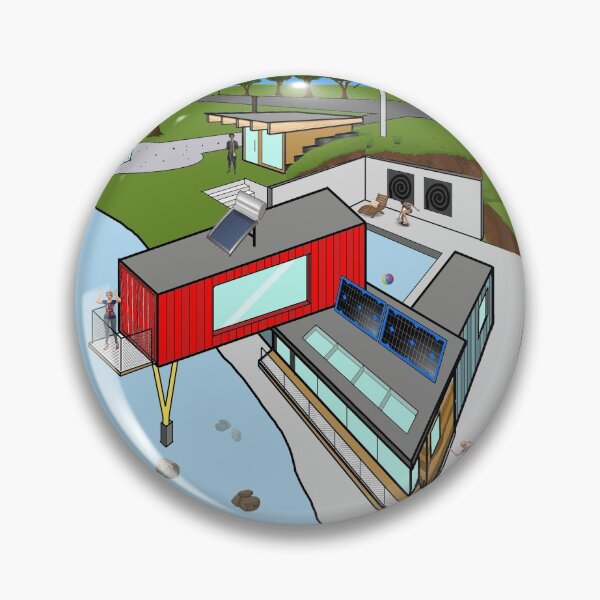 Item preview, Sustainable House Phase 5 designed and sold by Square Root of Squid.