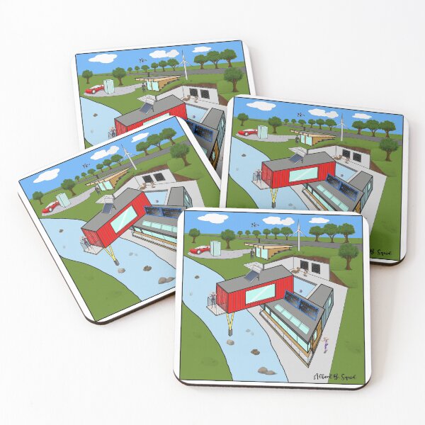 Item preview, Sustainable House Phase 5 designed and sold by Square Root of Squid.