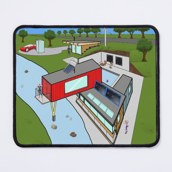 Item preview, Sustainable House Phase 5 designed and sold by Square Root of Squid.