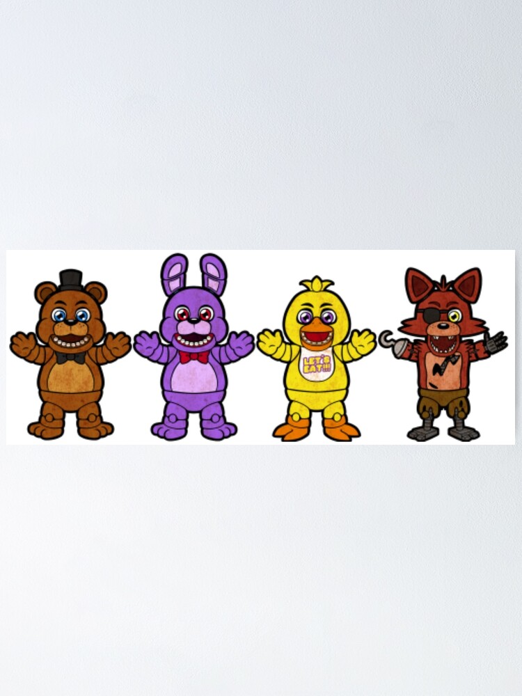 Fnaf Chibi Five Nights at Freddy's  Poster for Sale by AldoEan