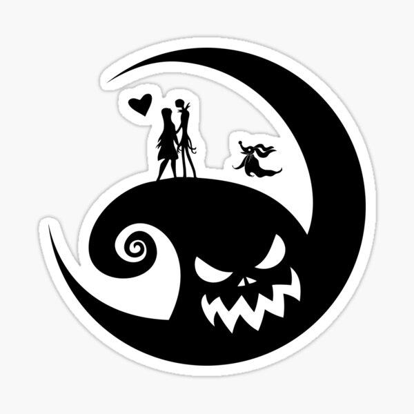 The Nightmare Before Christmas Jack & Sally Moon Silhouette Spoon Rest