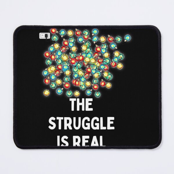 Item preview, Tangled Christmas Lights Struggle Is designed and sold by ElsaCardenas.