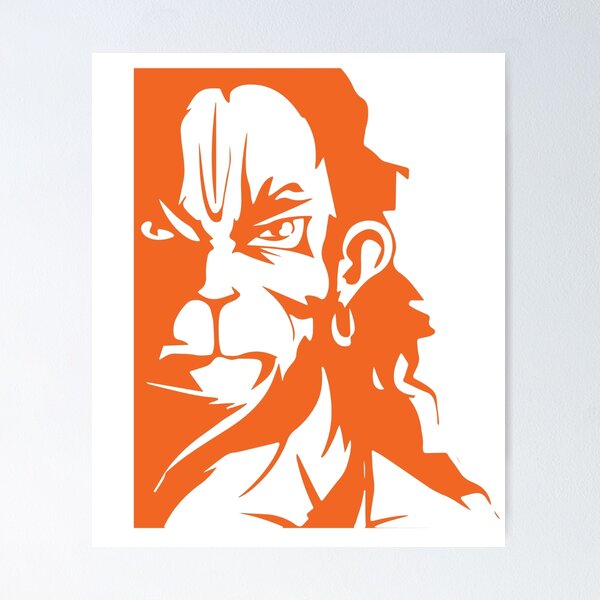 Item preview, Hanuman Hindu God Jai Shri Ram  designed and sold by alltheprints.