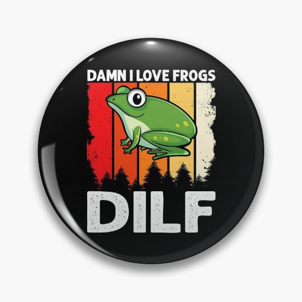Artikelvorschau, DILF Mann, ich liebe Frösche Lustige Vintage Retro Frosch-Amphibien-Liebhaber entworfen und verkauft von mteehut.
