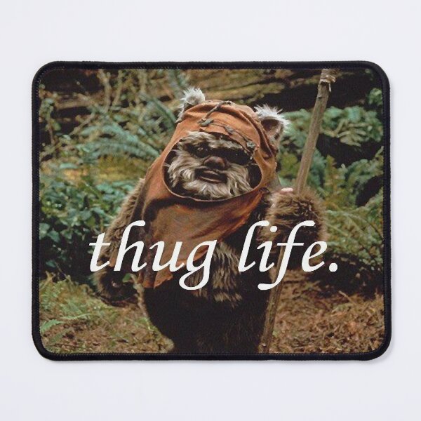 Item preview, Ewok Thug Life Essential T-Shirt designed and sold by MaryMortonn.