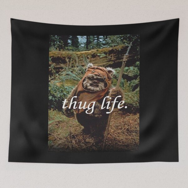 Item preview, Ewok Thug Life Essential T-Shirt designed and sold by MaryMortonn.