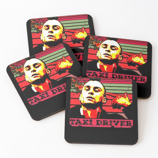 Item preview, Taxi Driver Retro Vintage Red designed and sold by ElsaCardenas.
