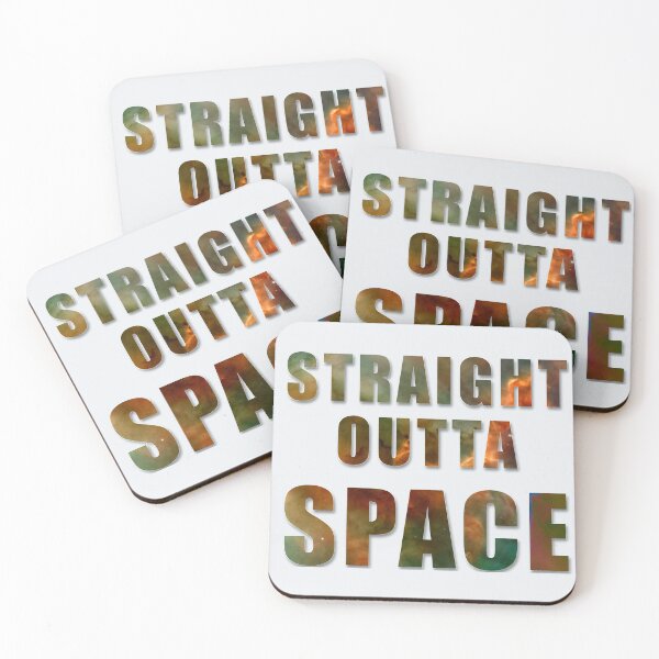 Item preview, Straight Outta Space, Stars and Galaxies designed and sold by Ruby Jackson.