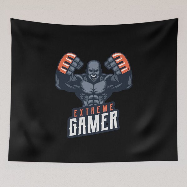 Item preview, Extreme Gamer with Aggressive Wrestler designed and sold by PRIVARSHU.