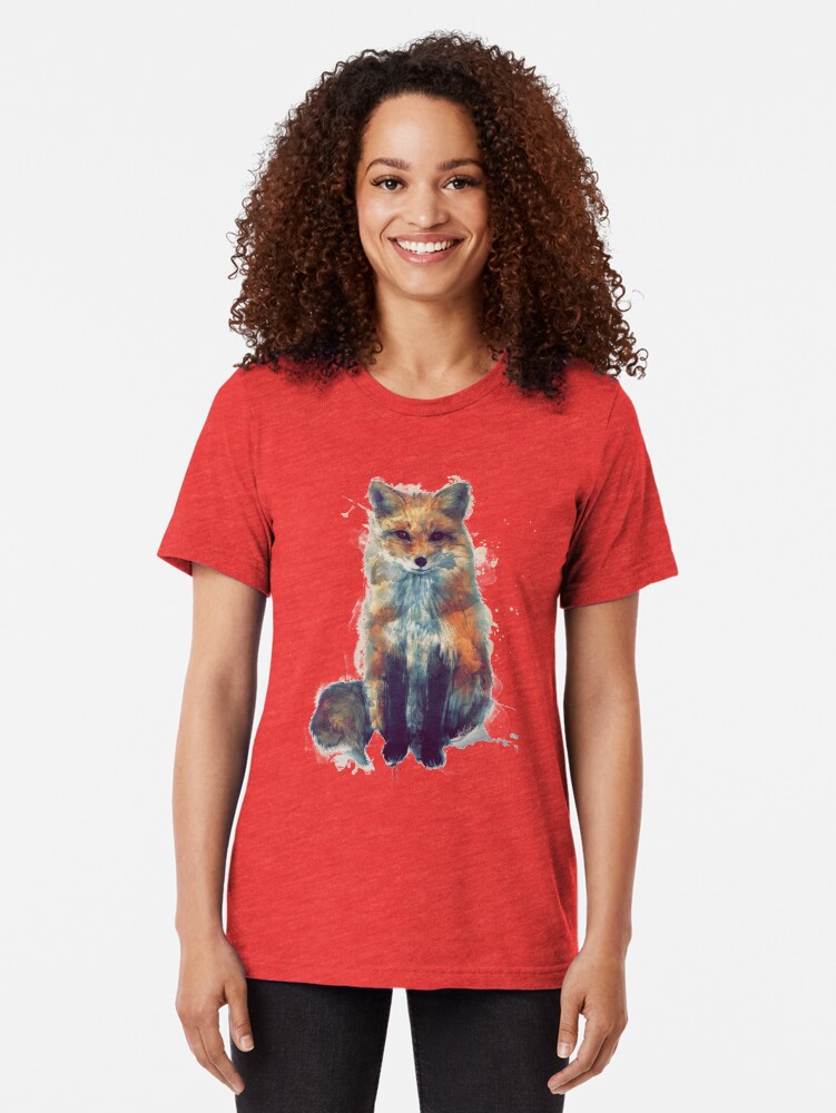 Alternate view of Fox Tri-blend T-Shirt