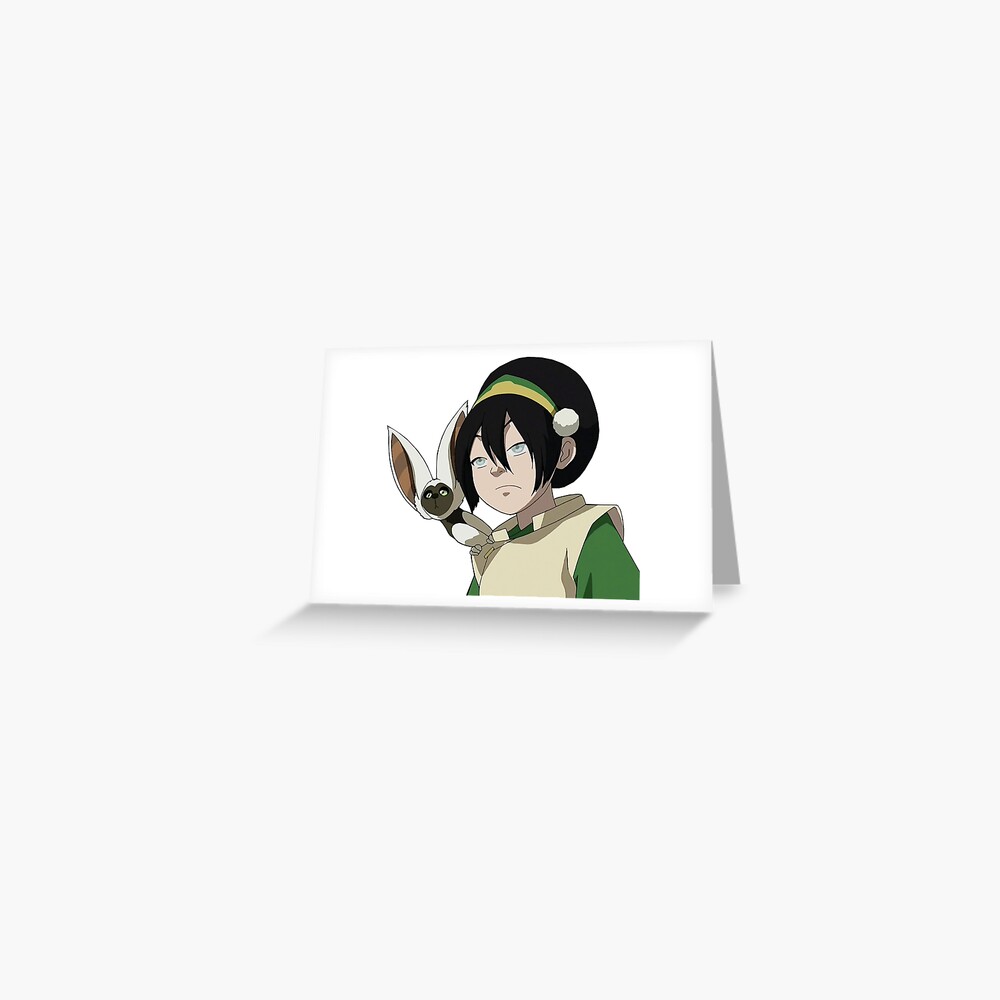 Toph Beifong And Momo Avatar Greeting Card For Sale By Kawaiicrossing Redbubble 7254