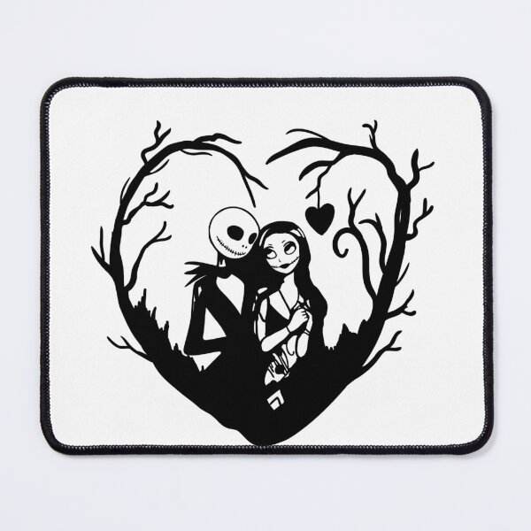 Item preview, Saly And Jack Skeleton Couple In Heart designed and sold by MATTHEWMILLER1.
