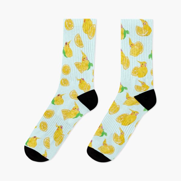 Item preview, lemontiel - watercolor lemon cockatiel pattern designed and sold by FandomizedRose.