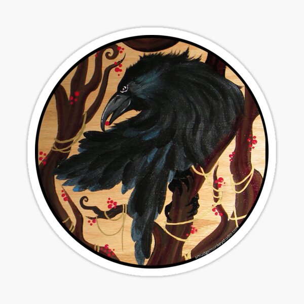 Lone Raven Sticker