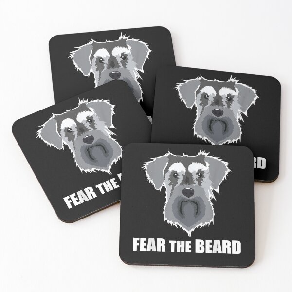 Item preview, Dog Meme Fear the Beard Mini Schnauzer Dog designed and sold by naziasapna.