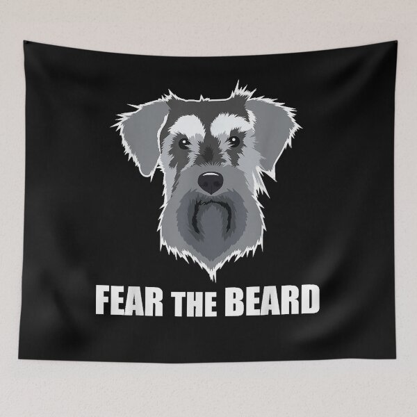 Item preview, Dog Meme Fear the Beard Mini Schnauzer Dog designed and sold by naziasapna.