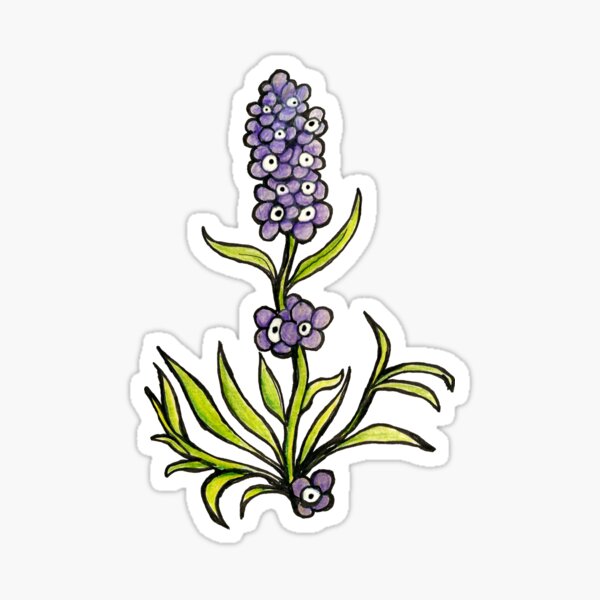 Item preview, Lavender Eye Flowers designed and sold by jazmynmoon.