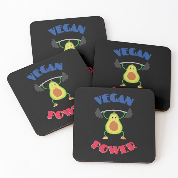 Item preview, Vegan Power Avocado Lifting Weights designed and sold by Terisdesign.