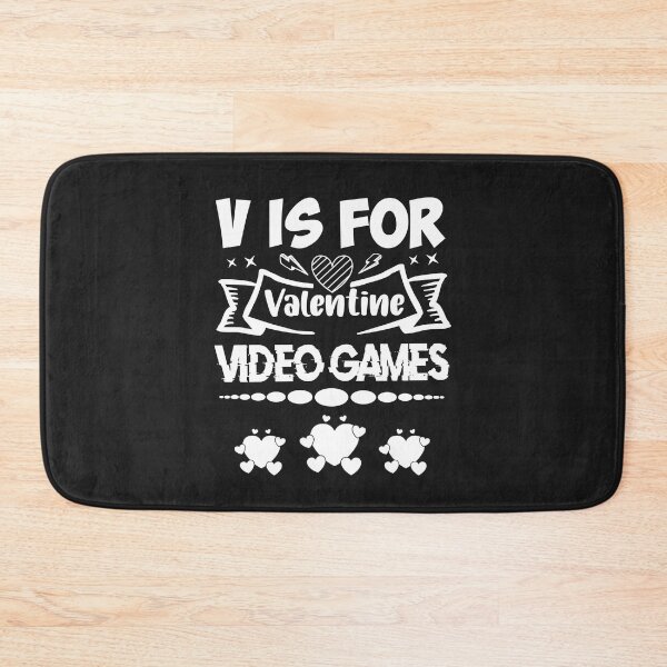 Item preview, V Is For Valentine Video Games Valentines Day 2022 designed and sold by BhavyaBathla.