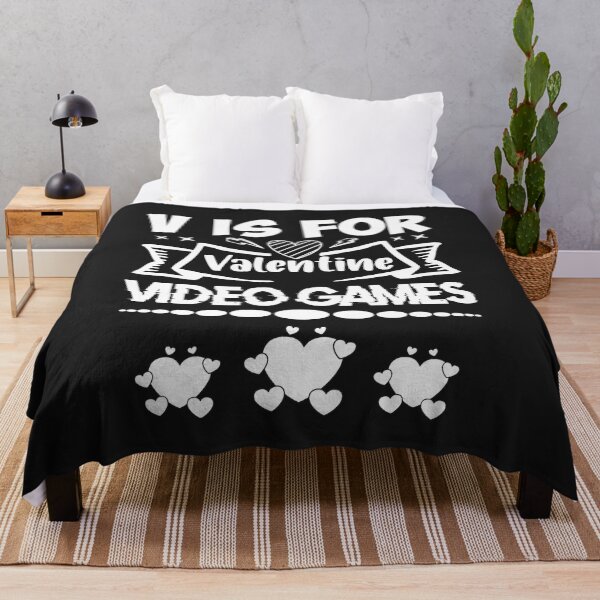 Item preview, V Is For Valentine Video Games Valentines Day 2022 designed and sold by BhavyaBathla.
