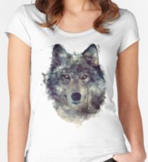 Wolf // Persevere Women's Fitted Scoop T-Shirt