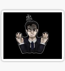 jim moriarty - see me in a crown Sticker