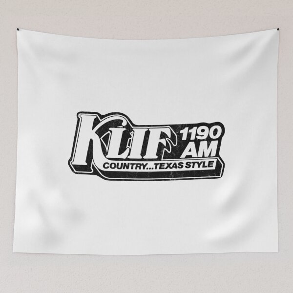 Item preview, Camiseta de radio KLIF 1190 AM Country Texas Style _ Vintage Faded-Style Radio Station designed and sold by Dianllena.