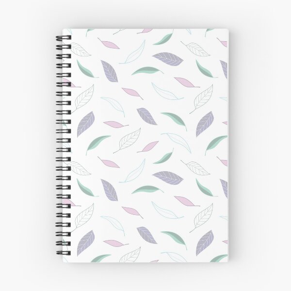 Item preview, White and Pastel Modern Gum Leaf Pattern designed and sold by CJAura by Claire Jane Johnson.
