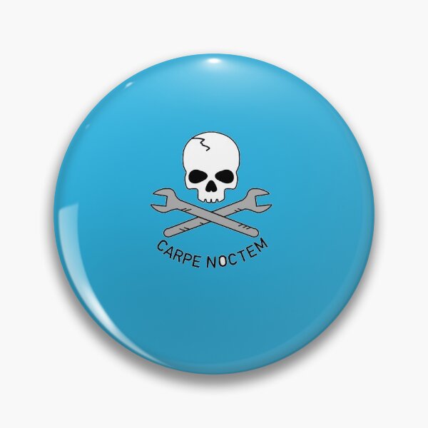 Item preview, CARPE NOCTEM SKULL Sticker designed and sold by bjornnordbeck.