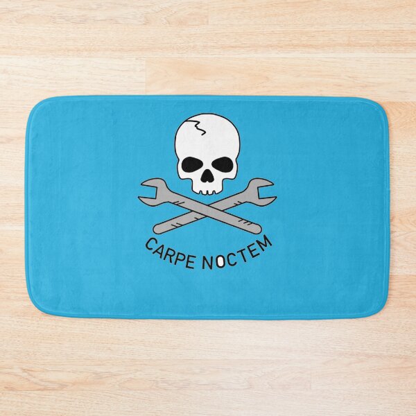 Item preview, CARPE NOCTEM SKULL Sticker designed and sold by bjornnordbeck.
