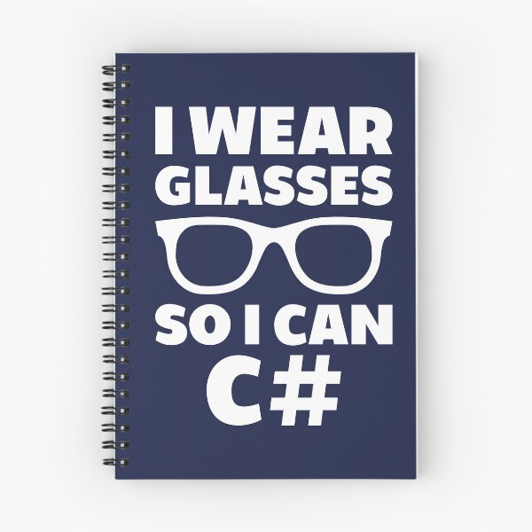 Item preview, I Wear Glasses So I Can C# designed and sold by TashaVector.