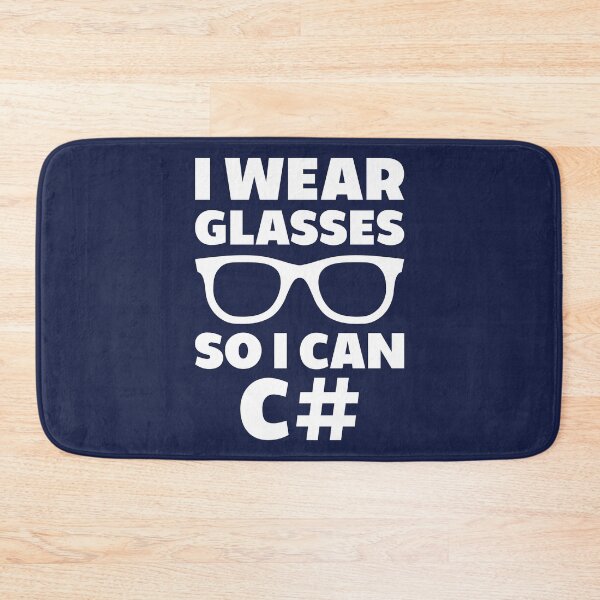 Item preview, I Wear Glasses So I Can C# designed and sold by TashaVector.