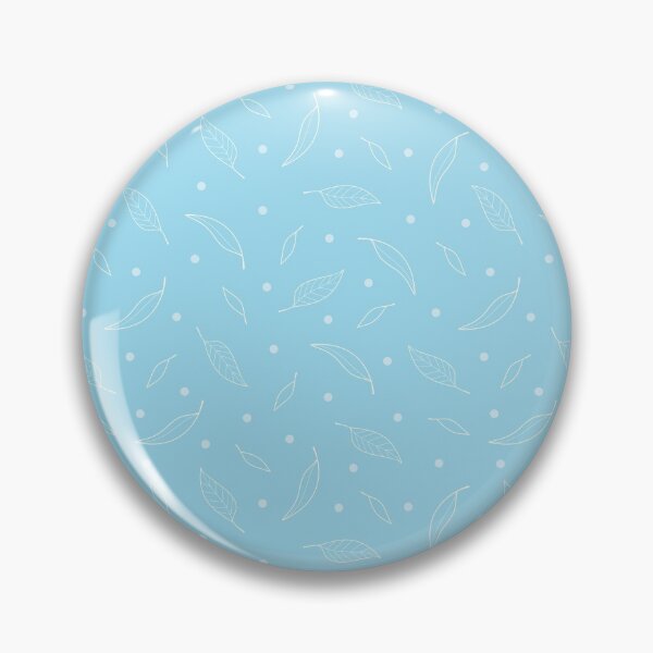 Item preview, Pastel Blue and White Modern Gum Leaf Line Art Pattern designed and sold by CJAura by Claire Jane Johnson.