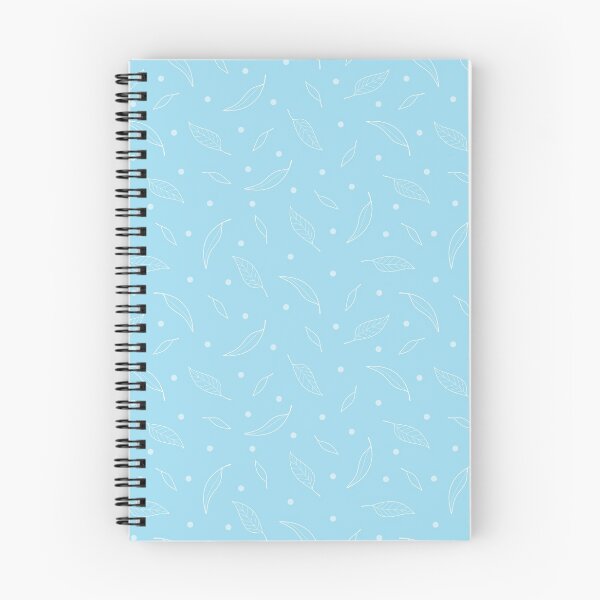 Item preview, Pastel Blue and White Modern Gum Leaf Line Art Pattern designed and sold by CJAura by Claire Jane Johnson.