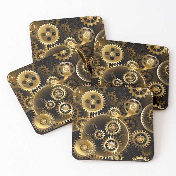Item preview, Seamless Steampunk Brass Gears designed and sold by Blackmoon9.