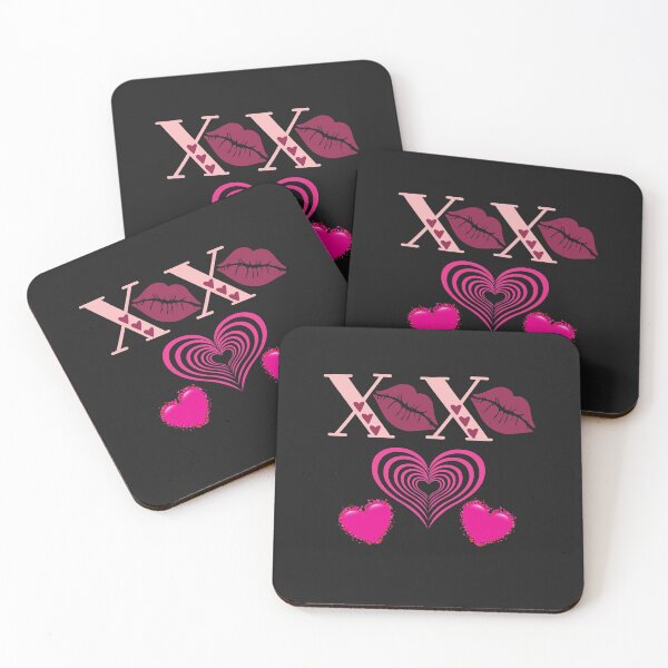 Item preview, XOXO Lips Kisses Hearts Happy Valentines Day 2022 designed and sold by BhavyaBathla.