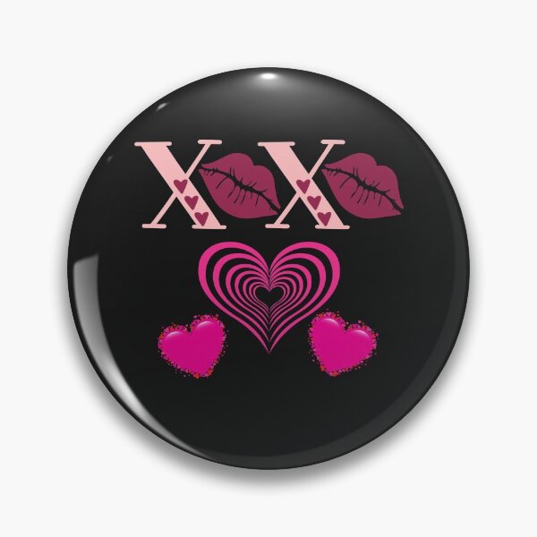Item preview, XOXO Lips Kisses Hearts Happy Valentines Day 2022 designed and sold by BhavyaBathla.