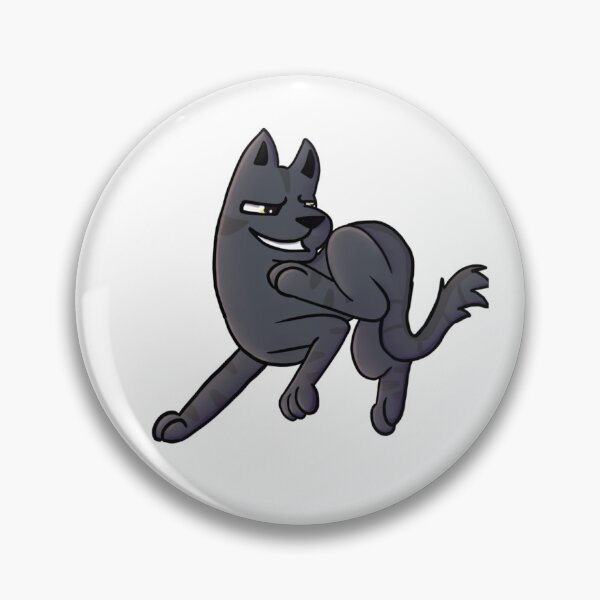 Item preview, Smug Black Cat Jump designed and sold by DolmanceWorks.