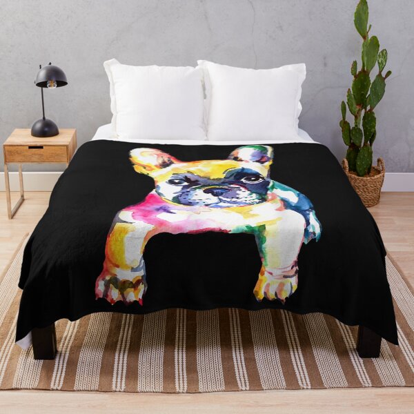 Item preview, French Bulldog Original Watercolor Hand Drawing Gift designed and sold by David231231.