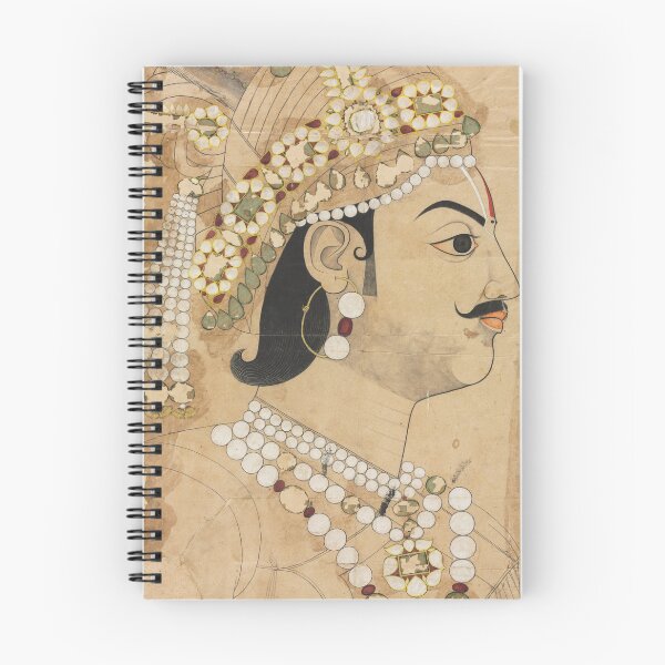 Item preview, Portrait of Maharaja Pratap Singh designed and sold by HinduArtGallery.