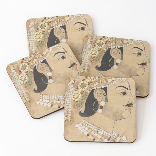 Item preview, Portrait of Maharaja Pratap Singh designed and sold by HinduArtGallery.
