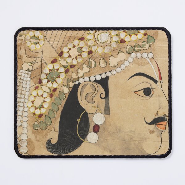 Item preview, Portrait of Maharaja Pratap Singh designed and sold by HinduArtGallery.