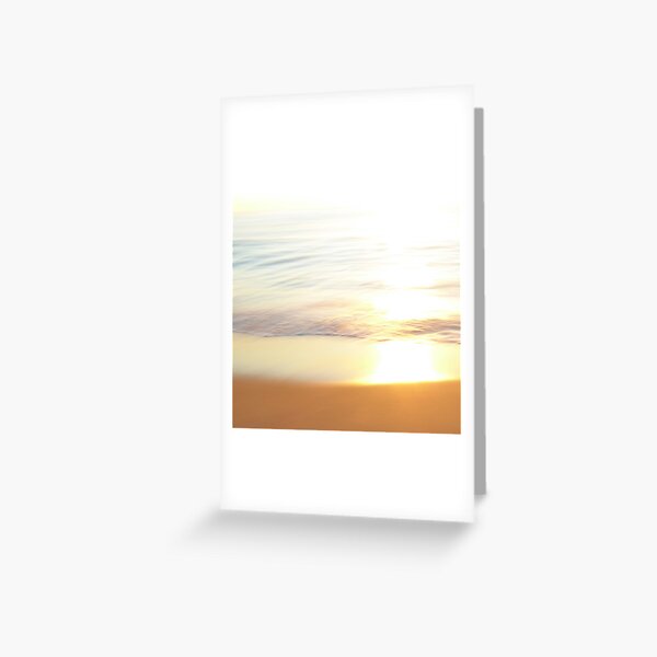 Golden Sea Greeting Card