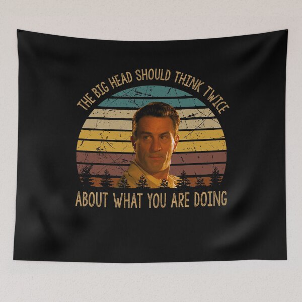 Item preview, The big head should think twice poster designed and sold by Barros1164.