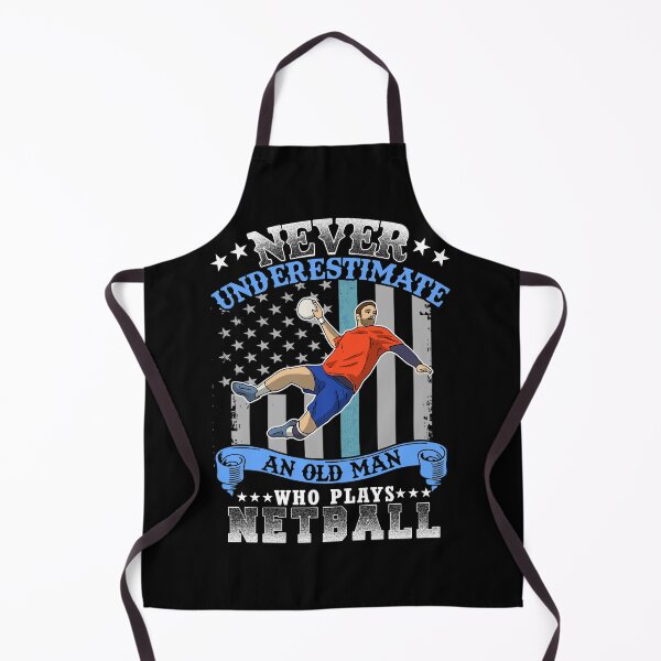Item preview, NEVER UNDERESTIMATE AN OLD MAN - NETBALL designed and sold by Anderson456.