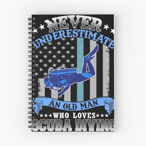 Item preview, NEVER UNDERESTIMATE AN OLD MAN - SCUBA DIVING designed and sold by Anderson456.
